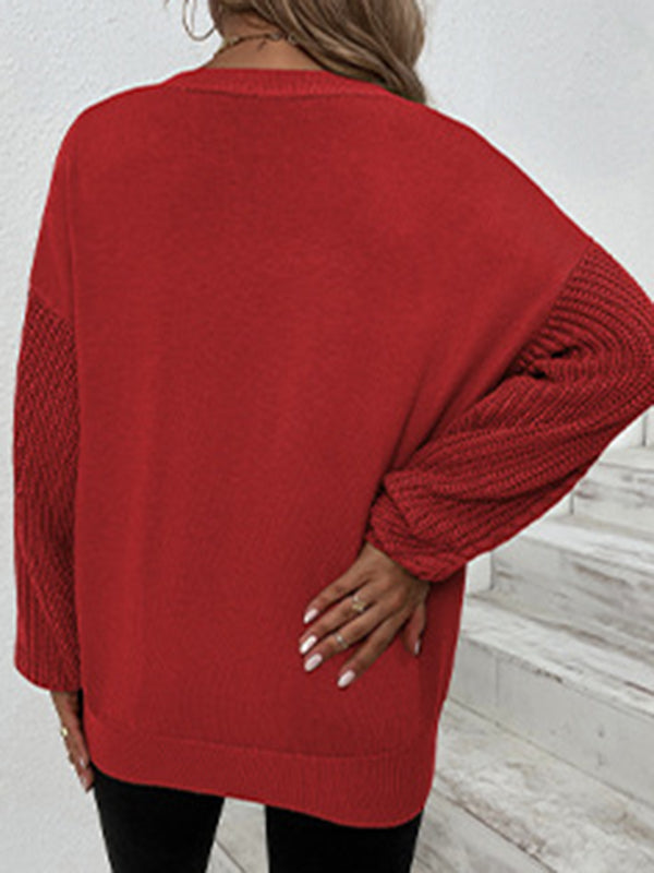 Zwangloser Winterpullover für Damen