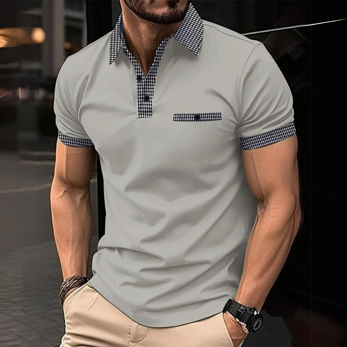 Premium Herren Poloshirt: Top-Qualität Strickwaren