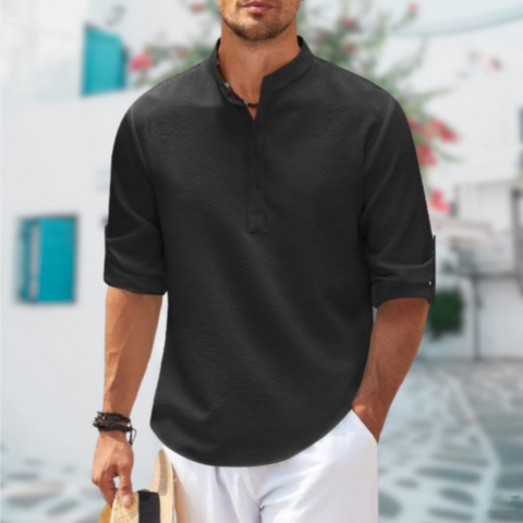 Weißes Casual-Hemd - Luca