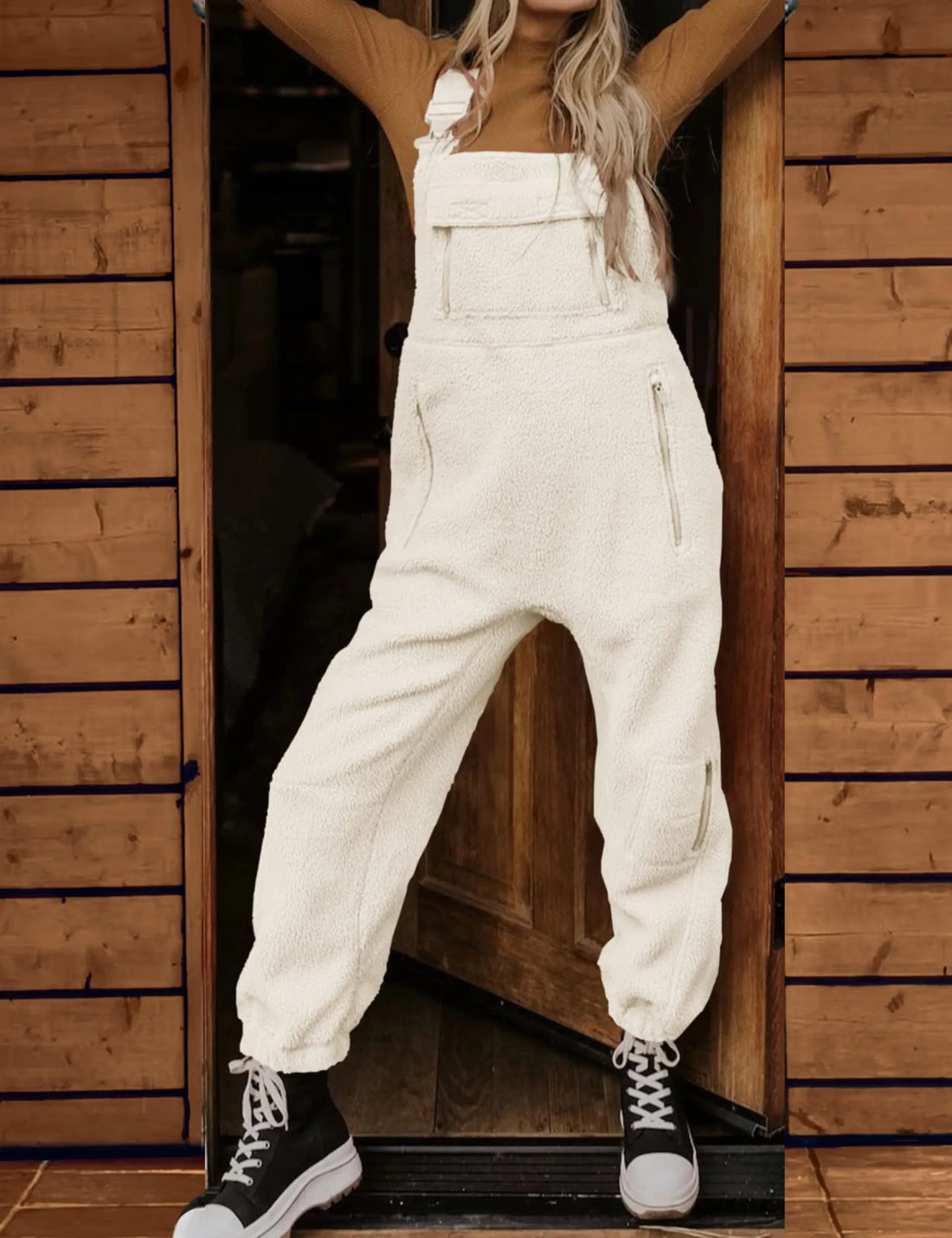 Ultimativer Komfort-Fleece-Jumpsuit