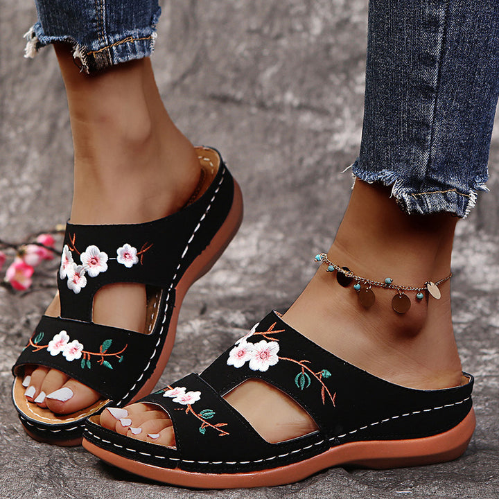 Zoey - Schwarze Damen Sandalen