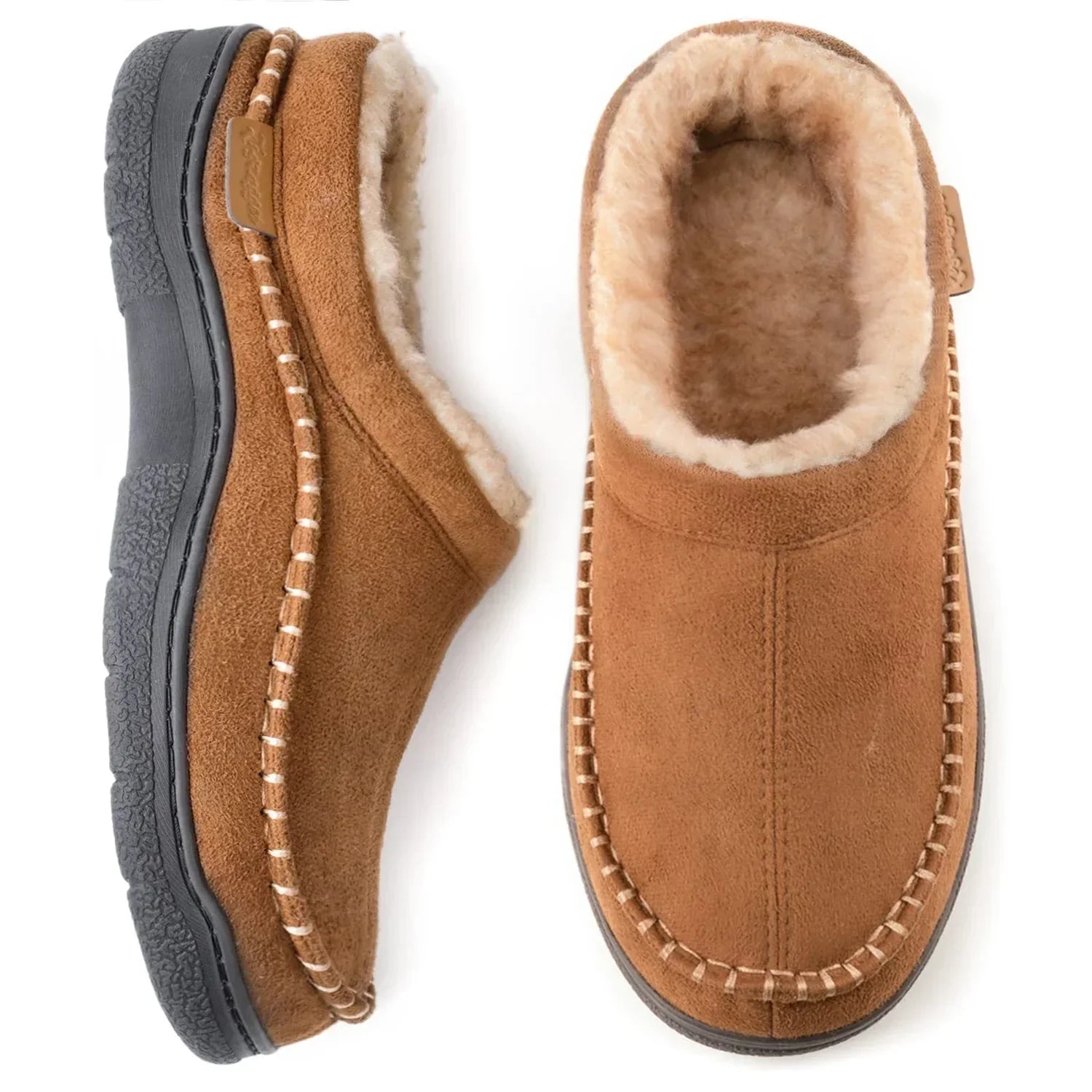 Slip-On Hausschuhe für Herren aus atmungsaktivem Stoff – Slof