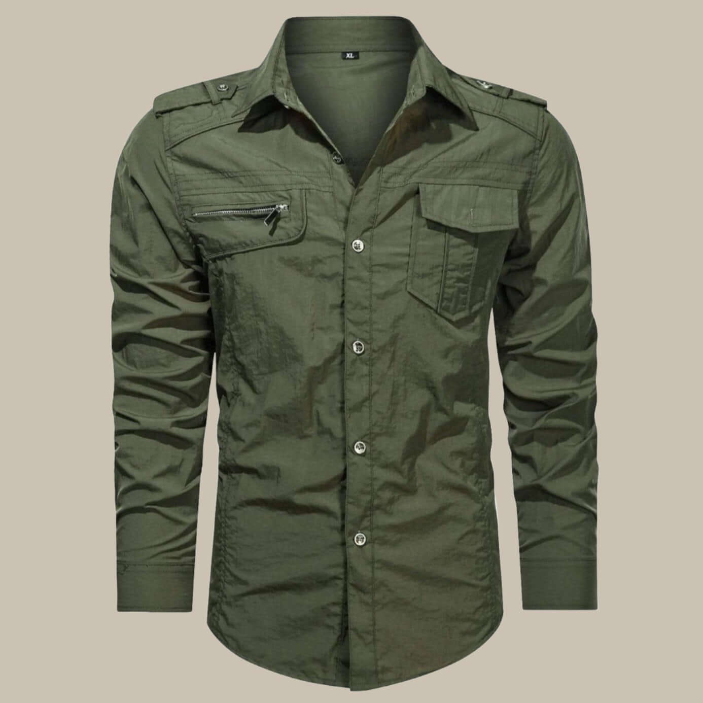 Robustes Herren Cargo-Hemd - Softshell - Outdoor