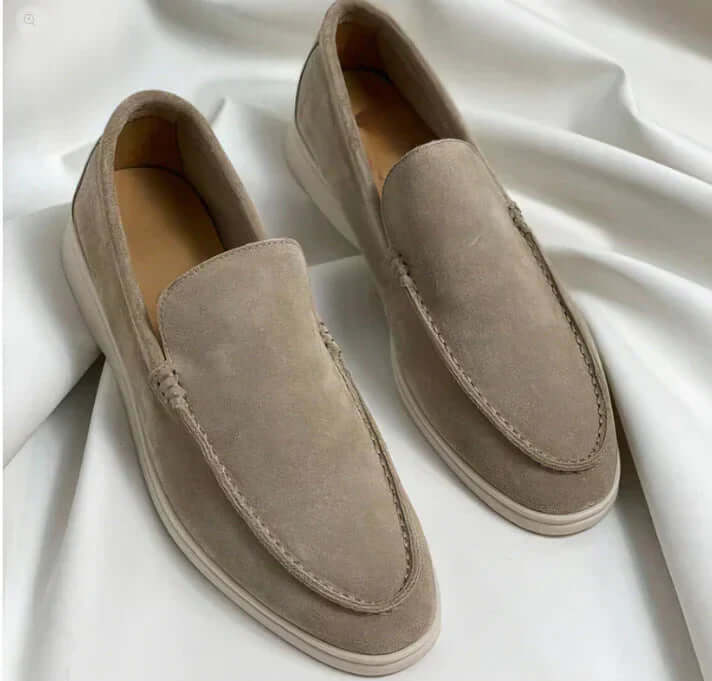Herren Wildleder Slipper - Elegante & Bequeme Loafer