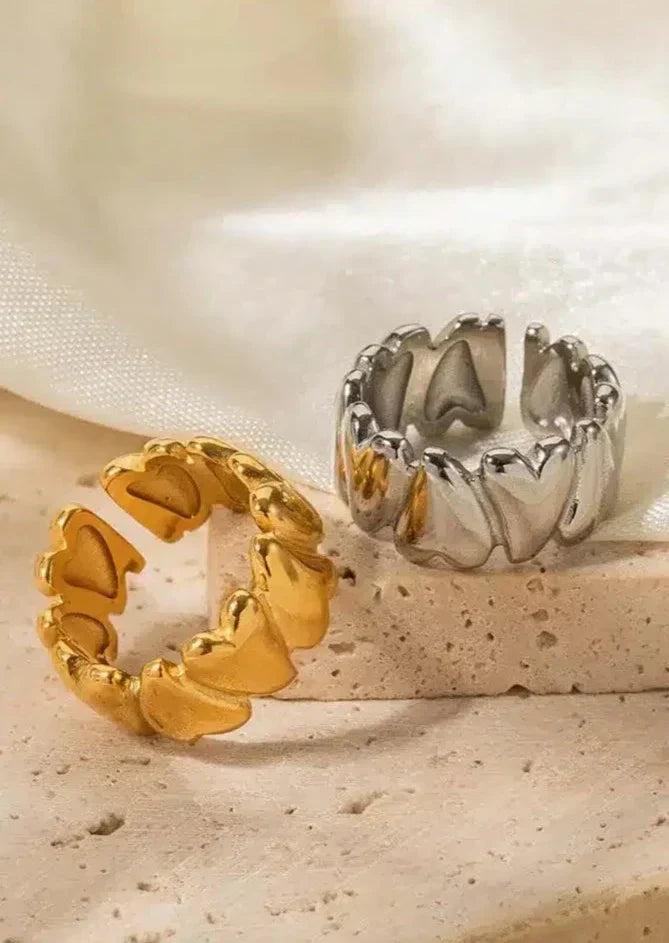Wickelring mit Herzform und elegantem Design Für Frauen
