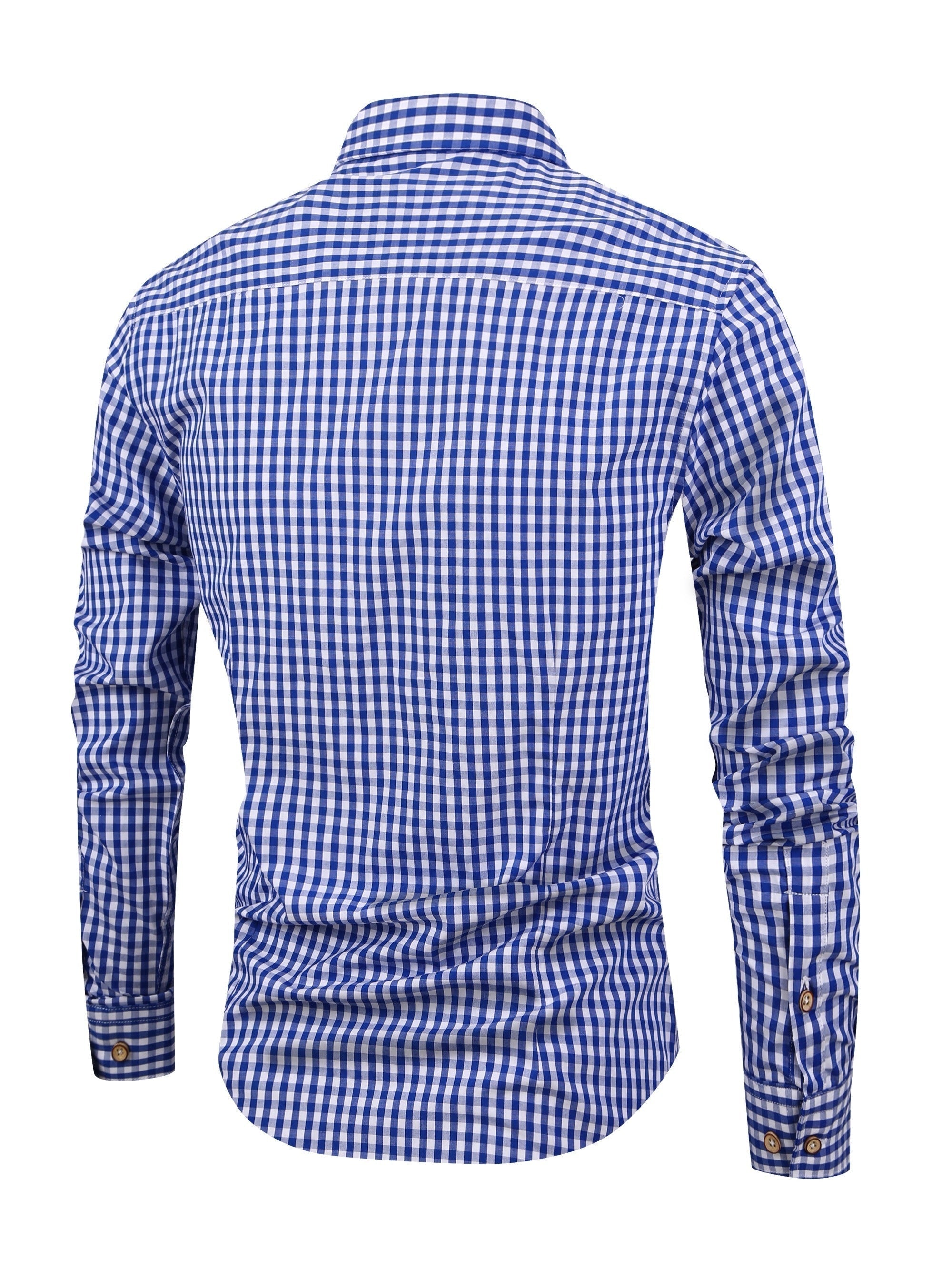 Herren-Karohemd mit bequemer Passform & Stil – Florian