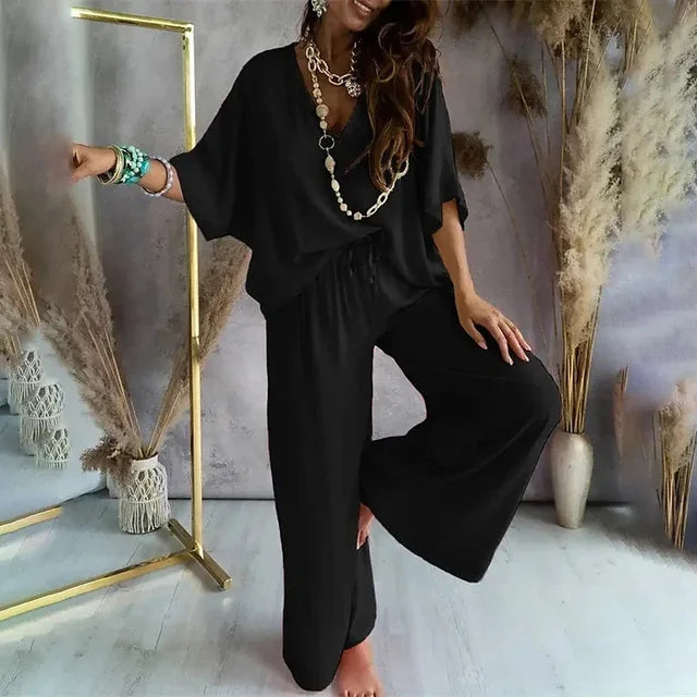 Sara™ - Elegantes zweiteiliges Set in lockerer Passform