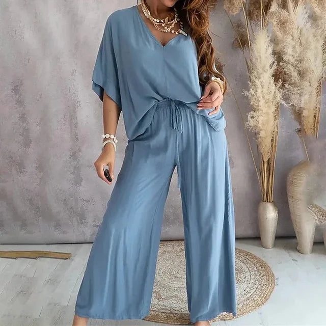 Sara™ - Elegantes zweiteiliges Set in lockerer Passform