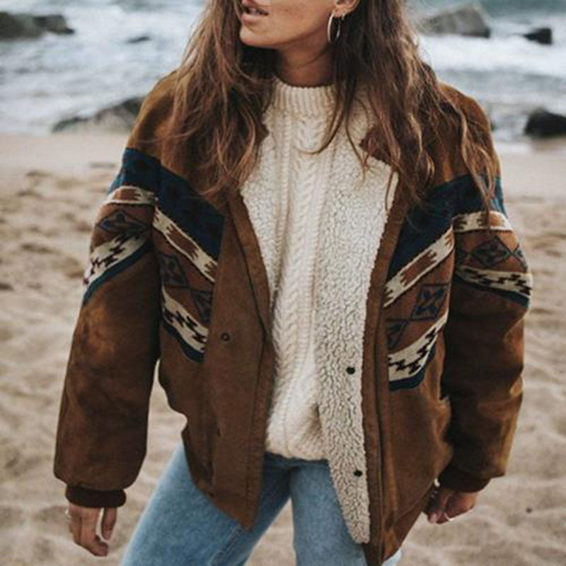 Adelia | Vintage Jacke mit Taschen für Frauen