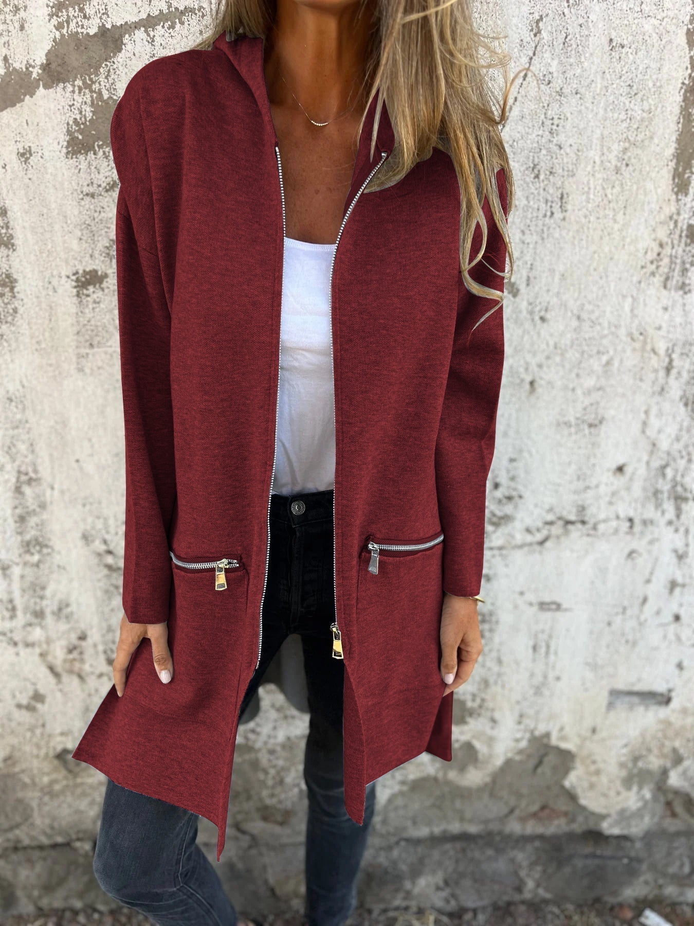 Stark™ | Gemütliche Kapuzenjacke mit Reißverschluss
