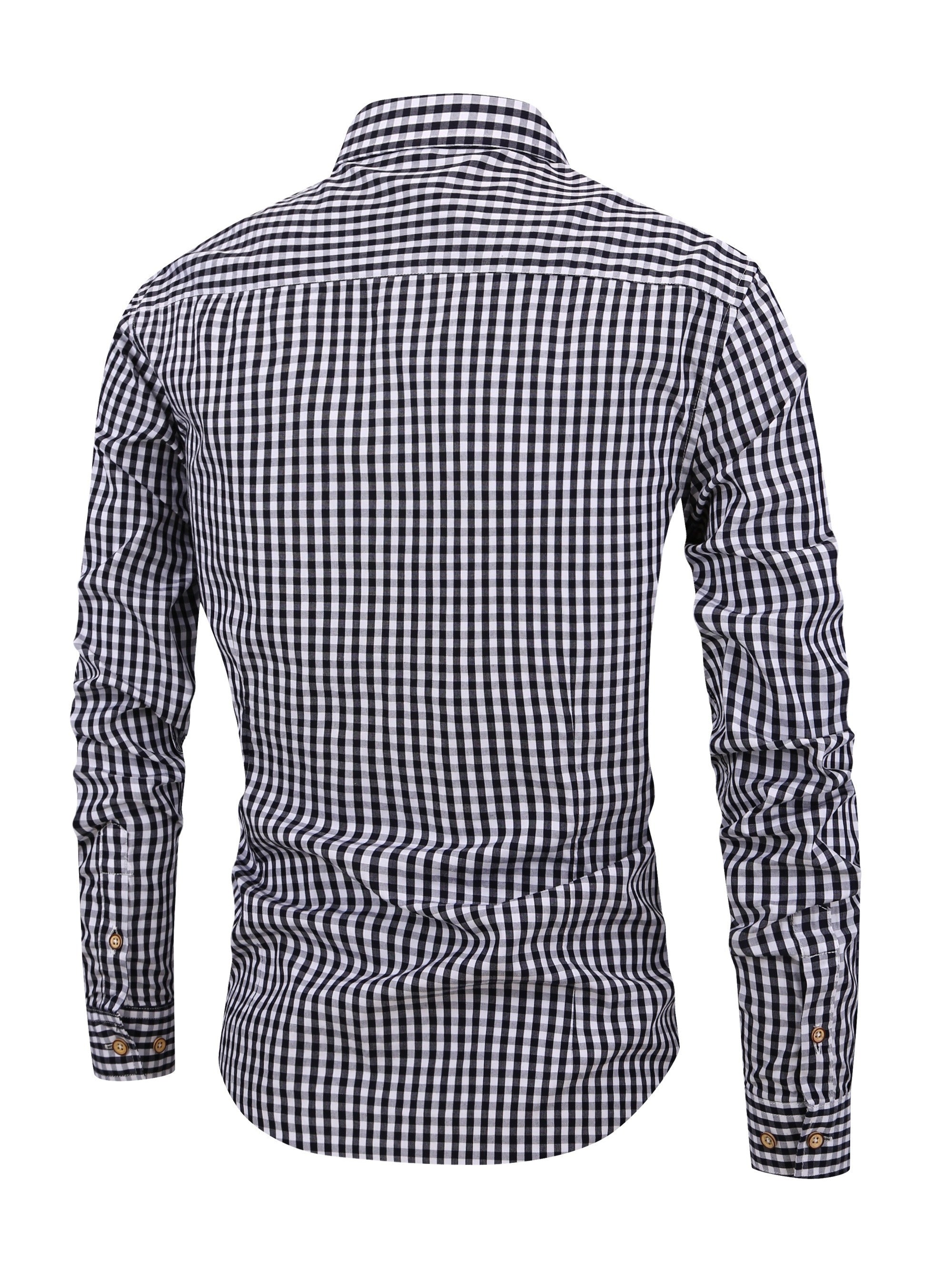 Herren-Karohemd mit bequemer Passform & Stil – Florian
