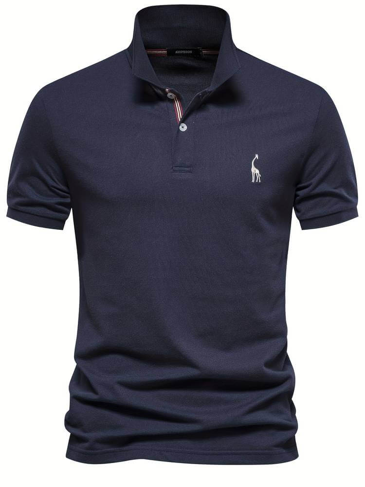 Klassisches Baumwoll-Poloshirt für Herren