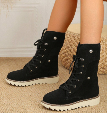 Kanya | Flache Kurzstiefel Casual für Herbst und Winter