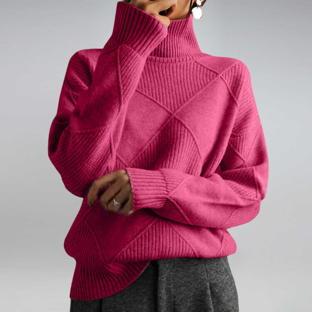 Adelina ~ Weicher Rollkragenpullover