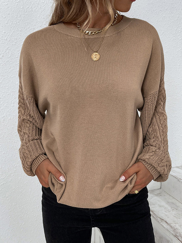 Zwangloser Winterpullover für Damen