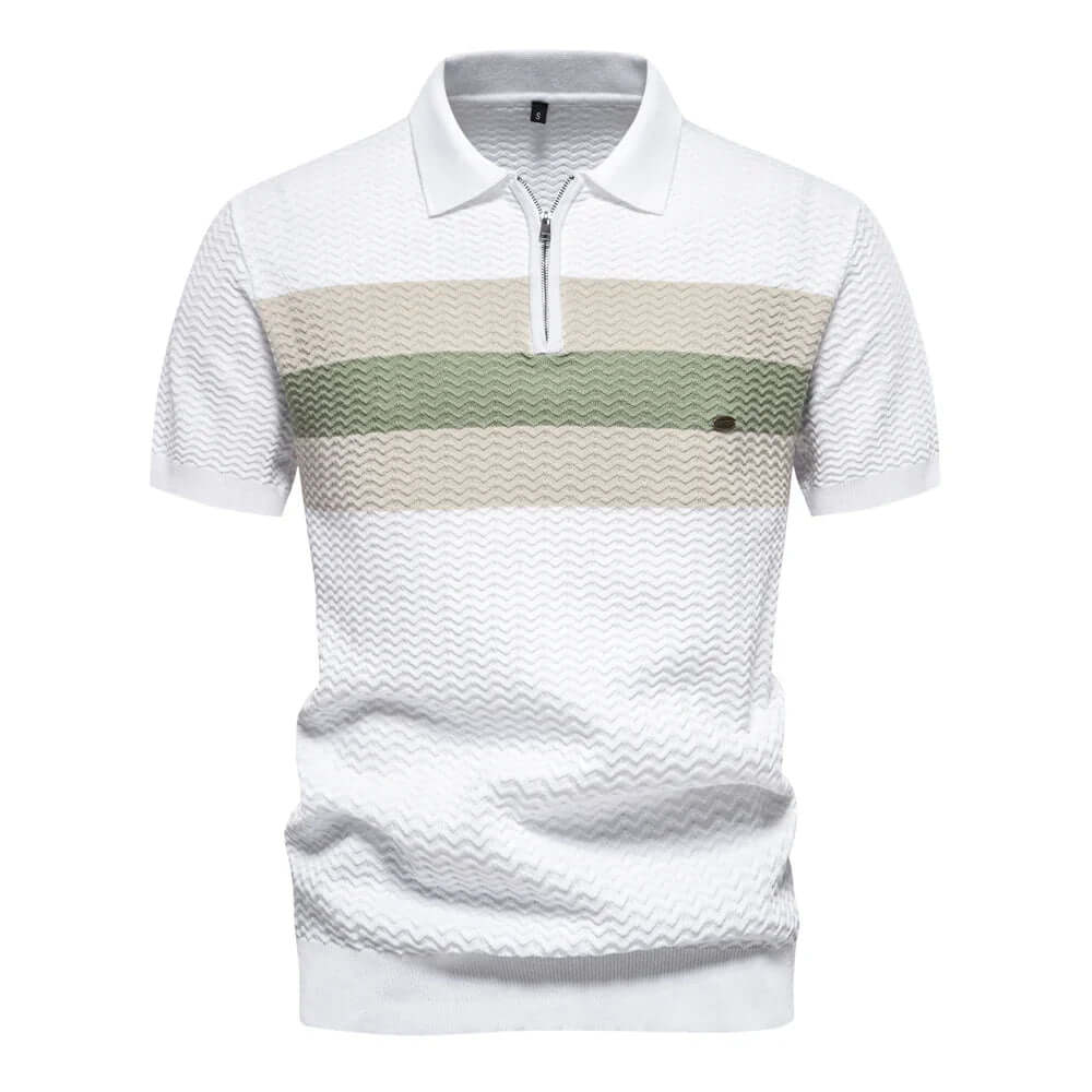Stylisches Herrenhemd mit Rippenmuster