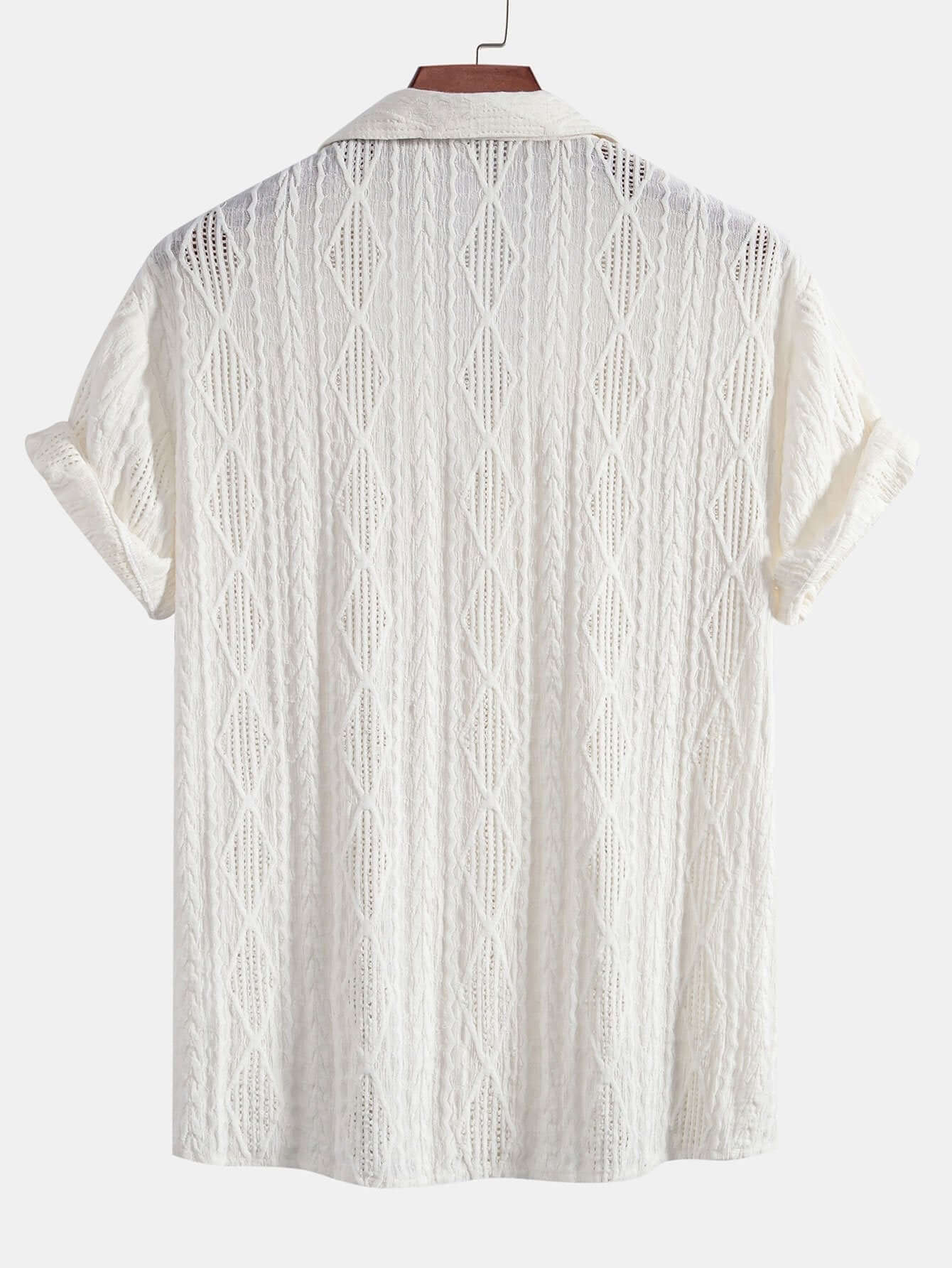 Elegante Jacquard-Hemd für Herren