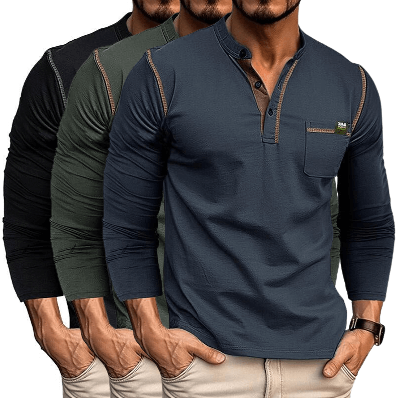 Henley-Hemd für Herren