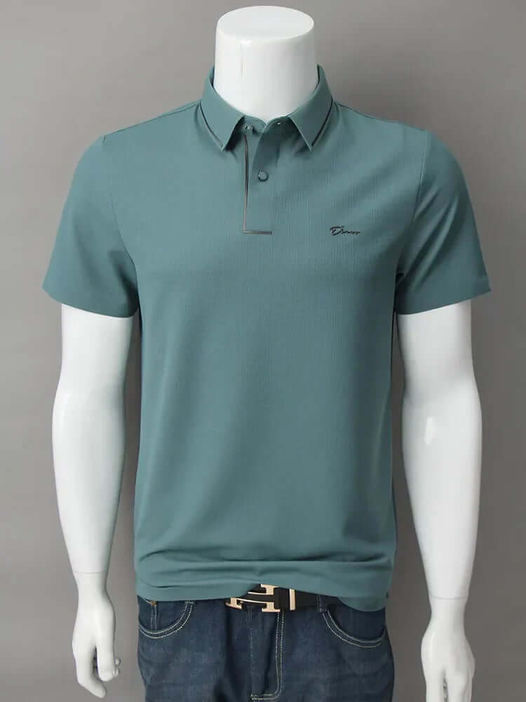 Elegantes Diamant-Poloshirt für Herren