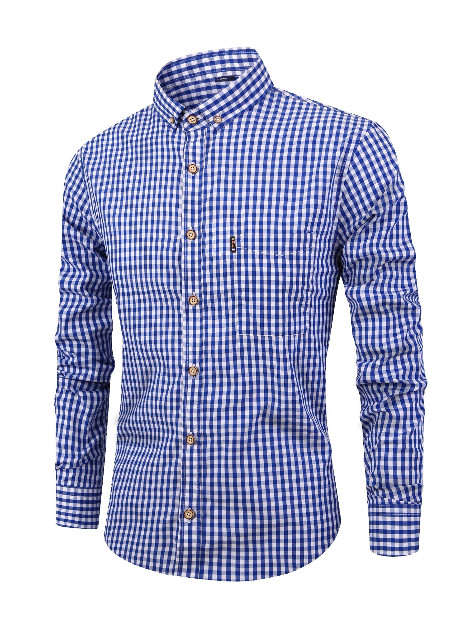 Herren-Karohemd mit bequemer Passform & Stil – Florian