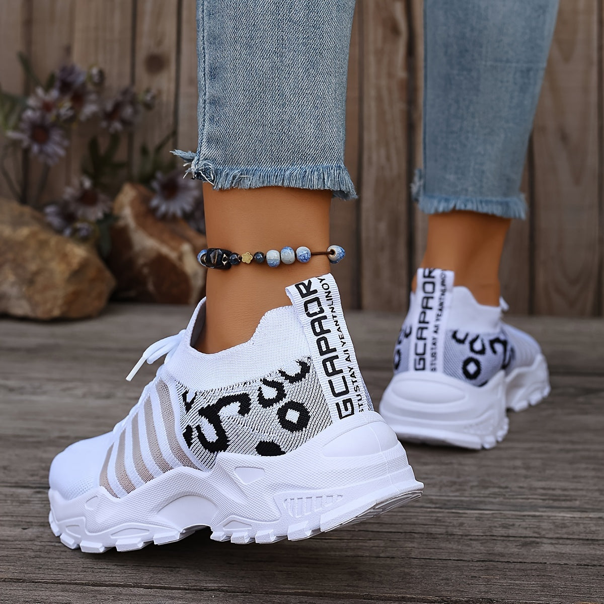 Weiße Orthopädische Sneakers - Esmee