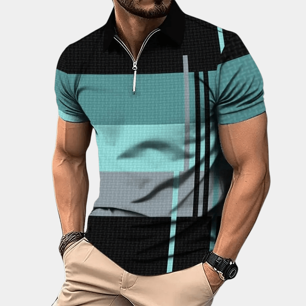 Lässiges Herren-Poloshirt aus Baumwolle