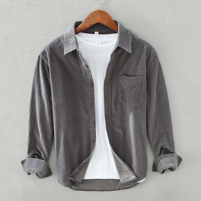 Retro Cordhemd Herren - Elegant & Vielseitig