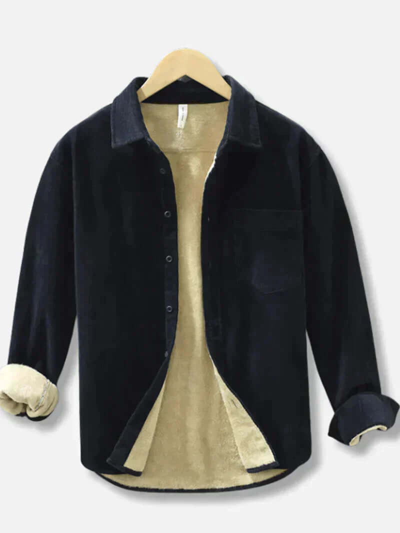 Weiches, elegantes Kordsamt-Hemd