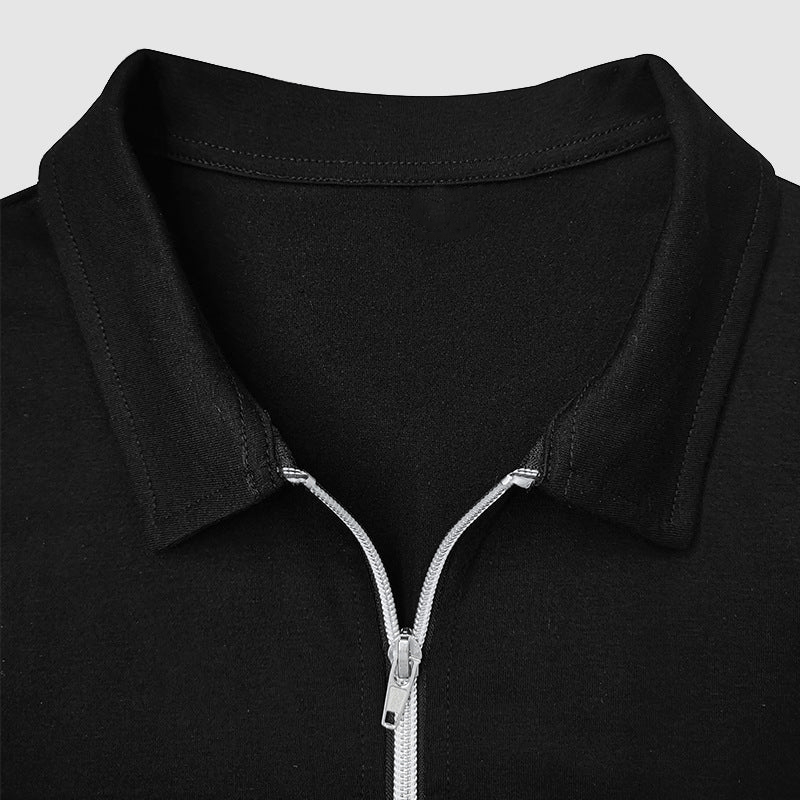 Herren Poloshirt Kieran - Gestreift, Langarm