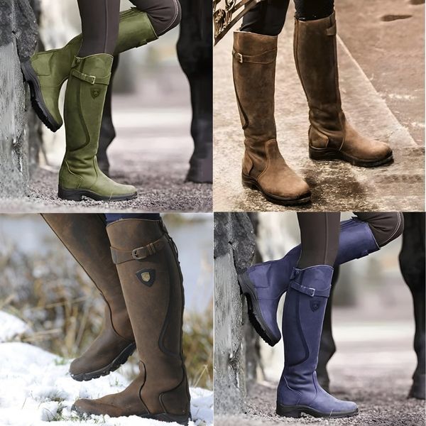 Jorja | Gladiator-Stiefel mit niedrigem Absatz