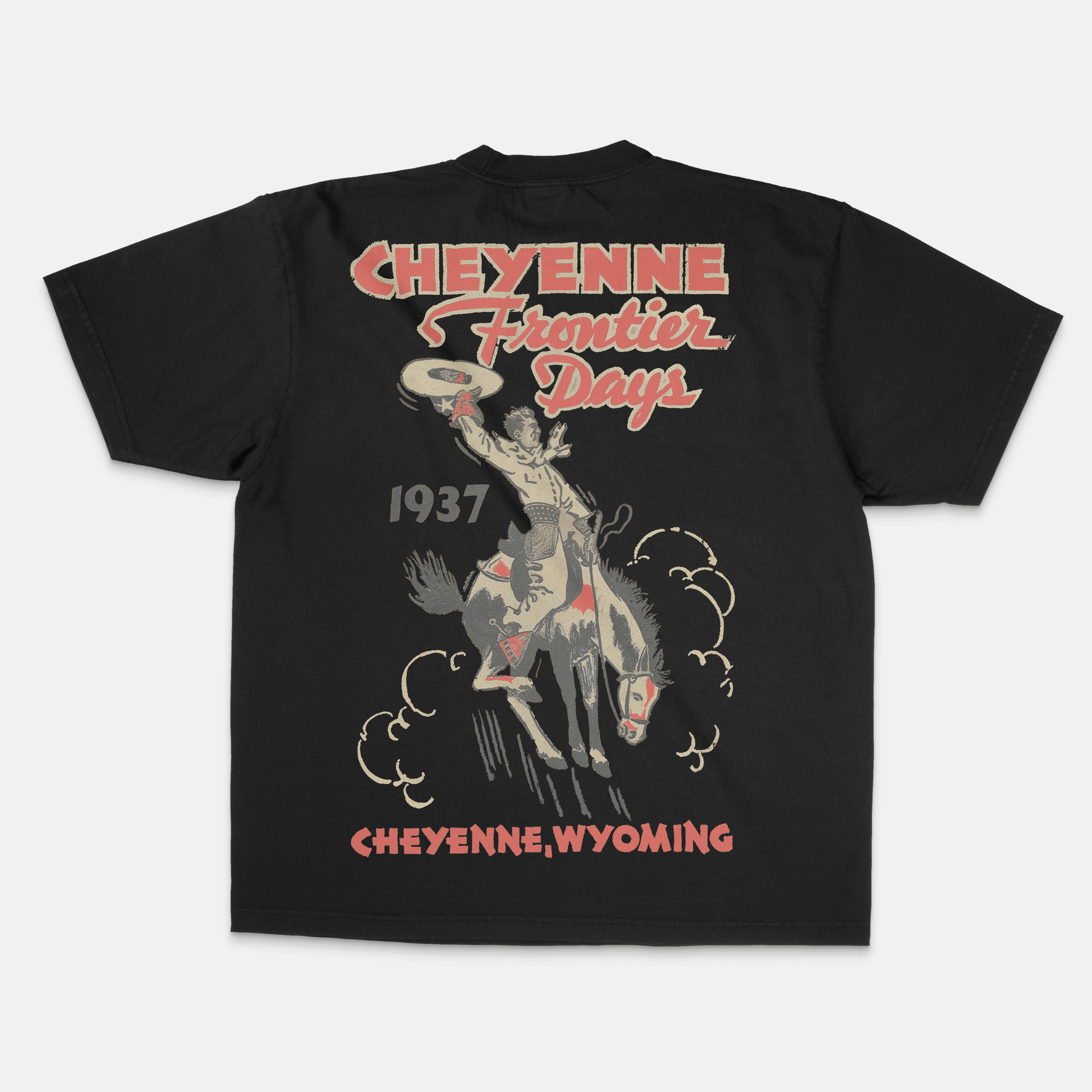 Bio-Baumwoll-T-Shirt Vintage Western