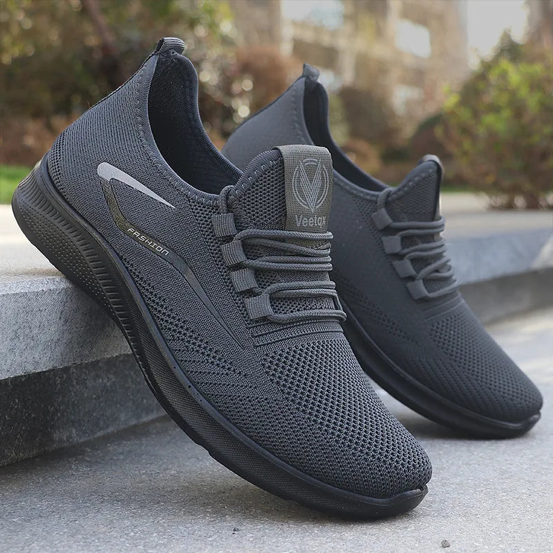 Graue orthopädische Herrenschuhe - Tylar
