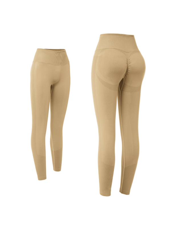 Stuttgart | Enge Basic Smiley-Leggings mit hoher Taille
