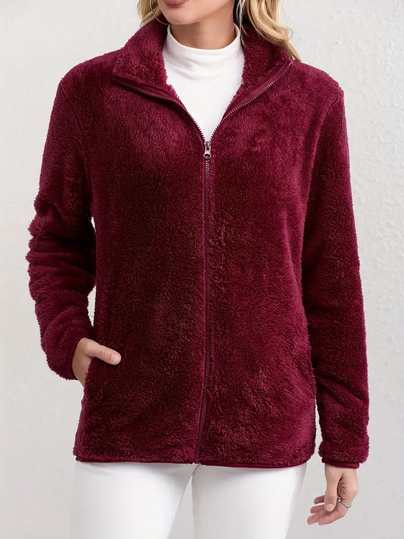 Winterjacke mit Reißverschluss für Frauen