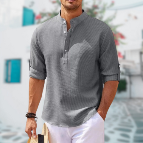 Weißes Casual-Hemd - Luca