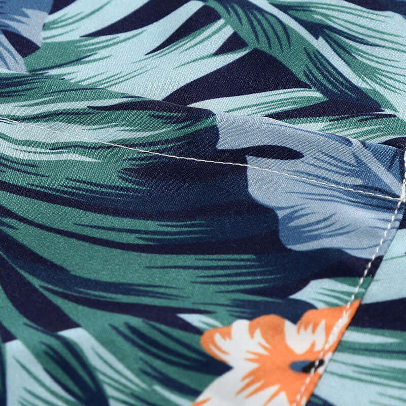 Stylisches Herren Kurzarmhemd Hawaii-Print