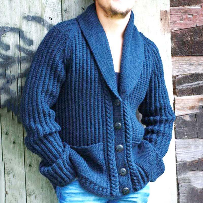 Ryu | Grobstrickpullover für herren – Locker und warm