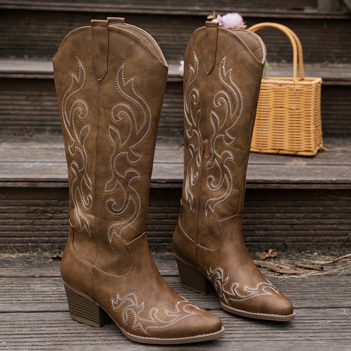 Westernstiefel mit Aufdruck für Damen