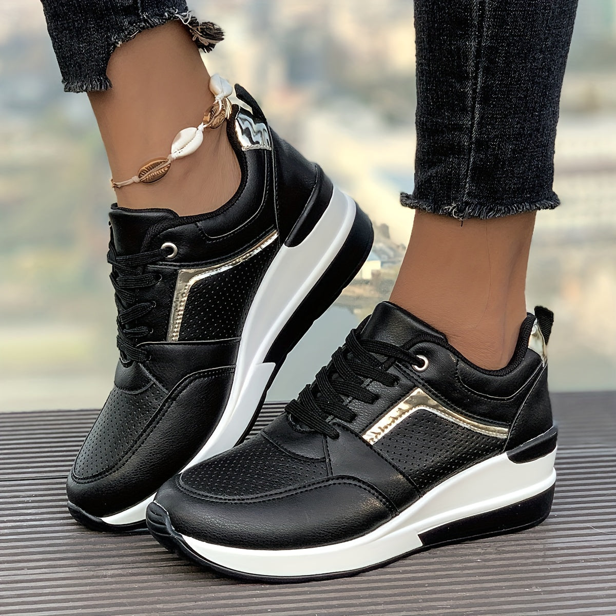 Weiße Orthopädische Sneakers - Clarice
