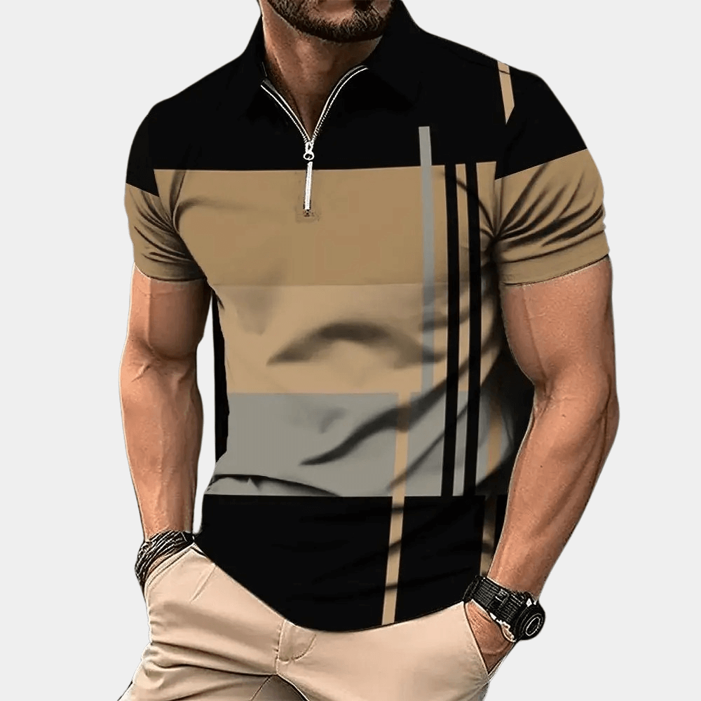 Lässiges Herren-Poloshirt aus Baumwolle