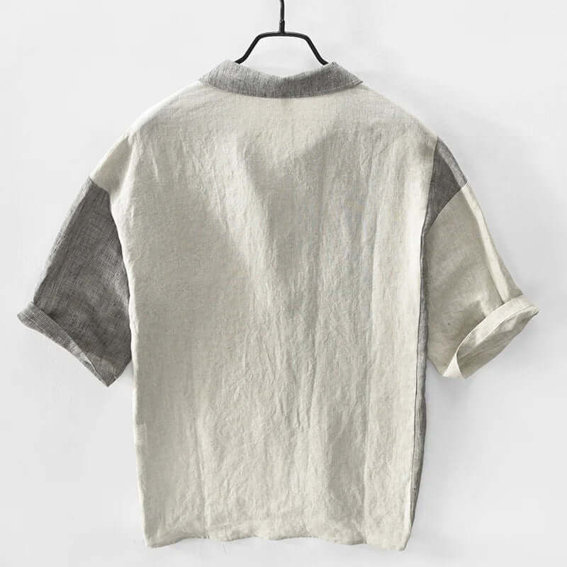 Stylisches Herren Leinenhemd Beige