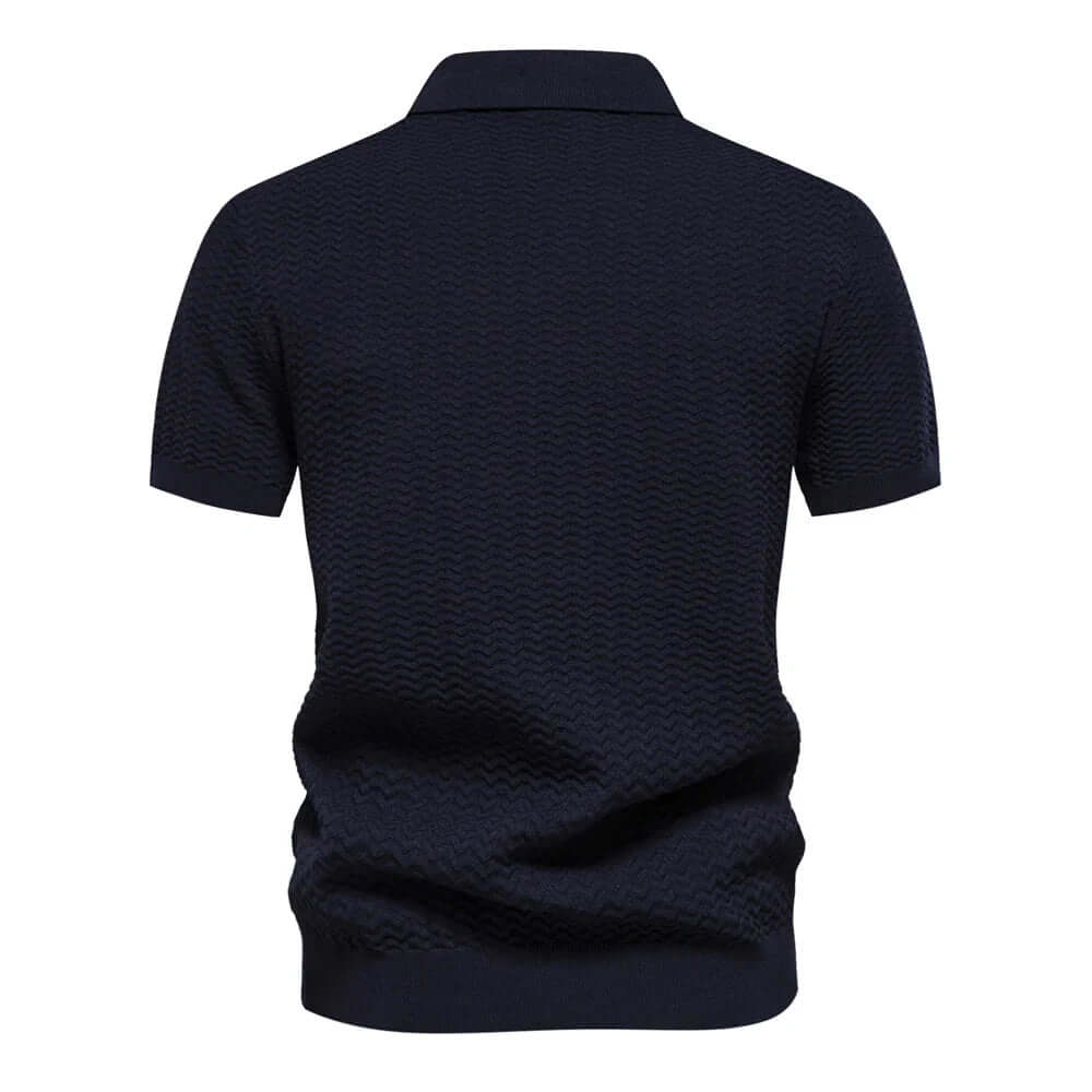 Stylisches Herrenhemd mit Rippenmuster