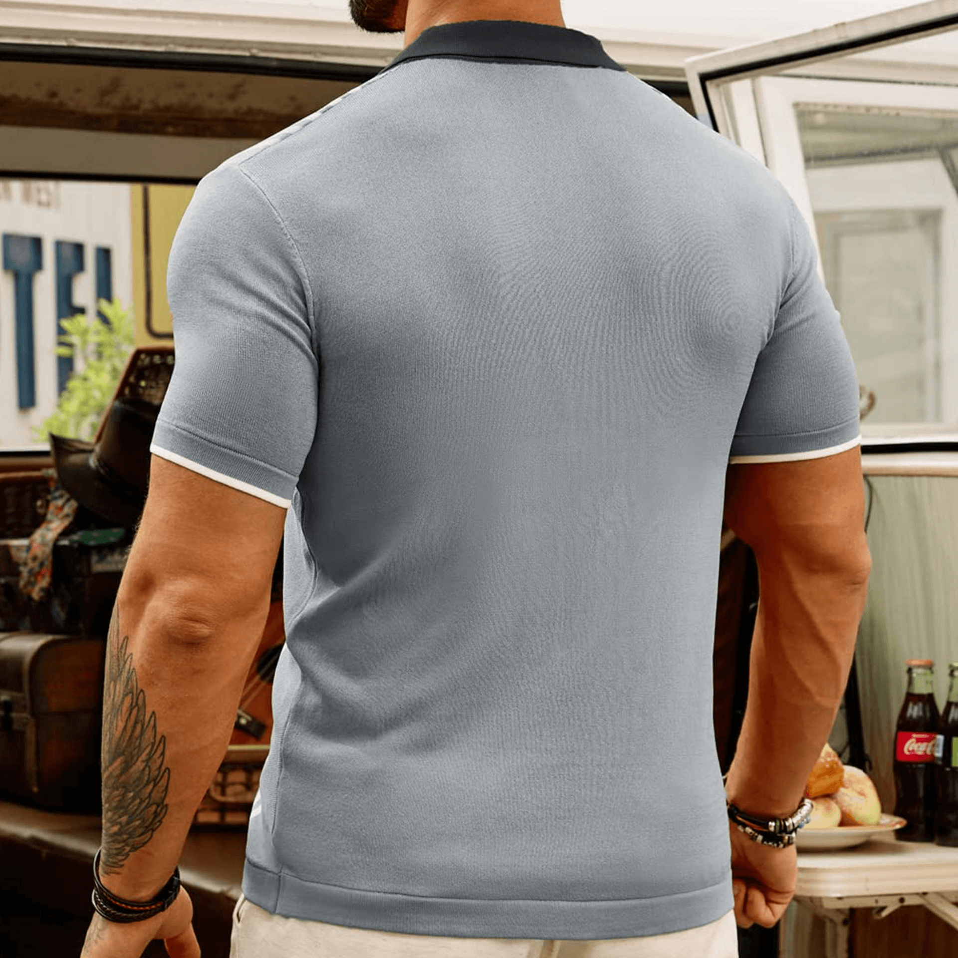Klassisches Herren Polohemd aus Baumwolle