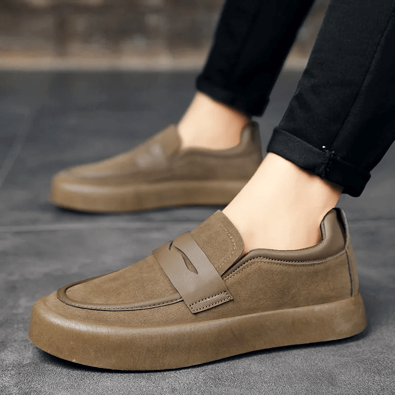 Herren Wildleder Slipper - Komfortabel & Elegant