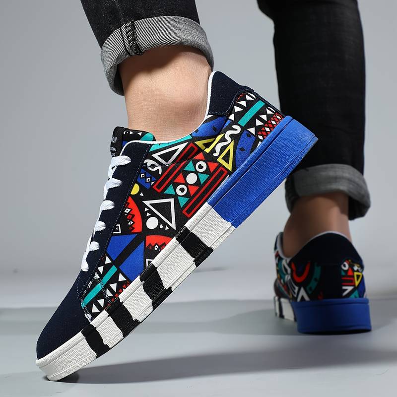 Herren Sneaker mit stylischem Muster