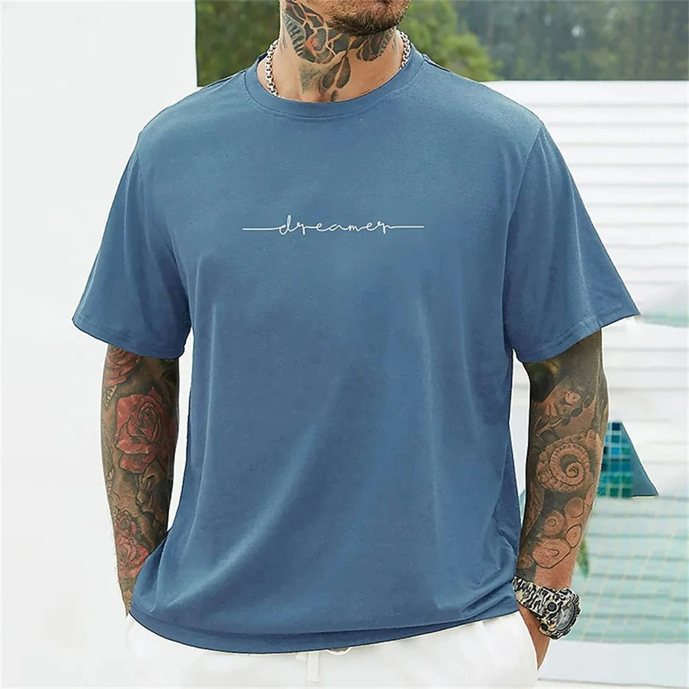 Herren T-Shirt Elegant Komfort Fit Alltag – Nohalux
