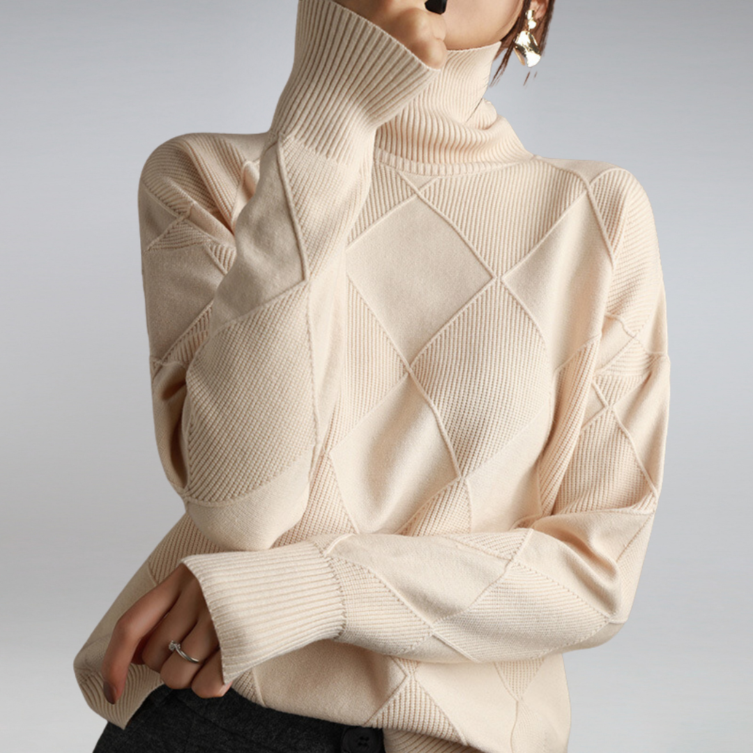 Adelina ~ Weicher Rollkragenpullover