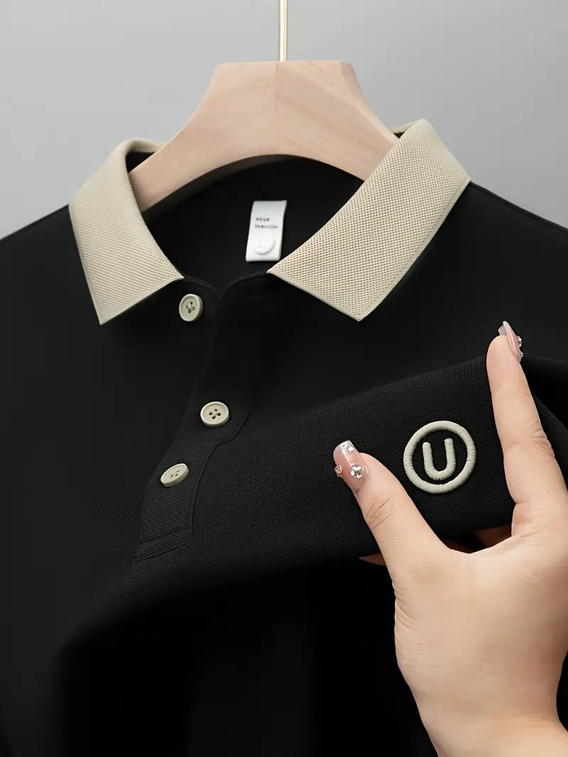 Polo Shirt Herren Elegant Slim Atmungsaktiv – Matteo