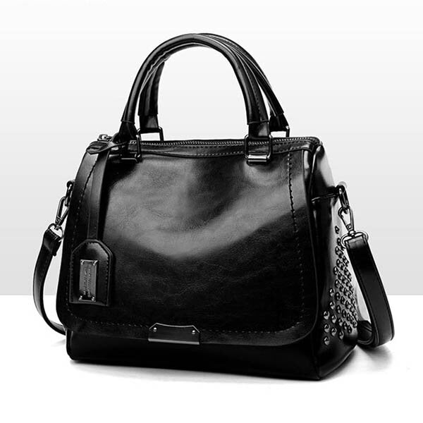 Chloe™ - Luxuriöse Ledertasche mit Nieten
