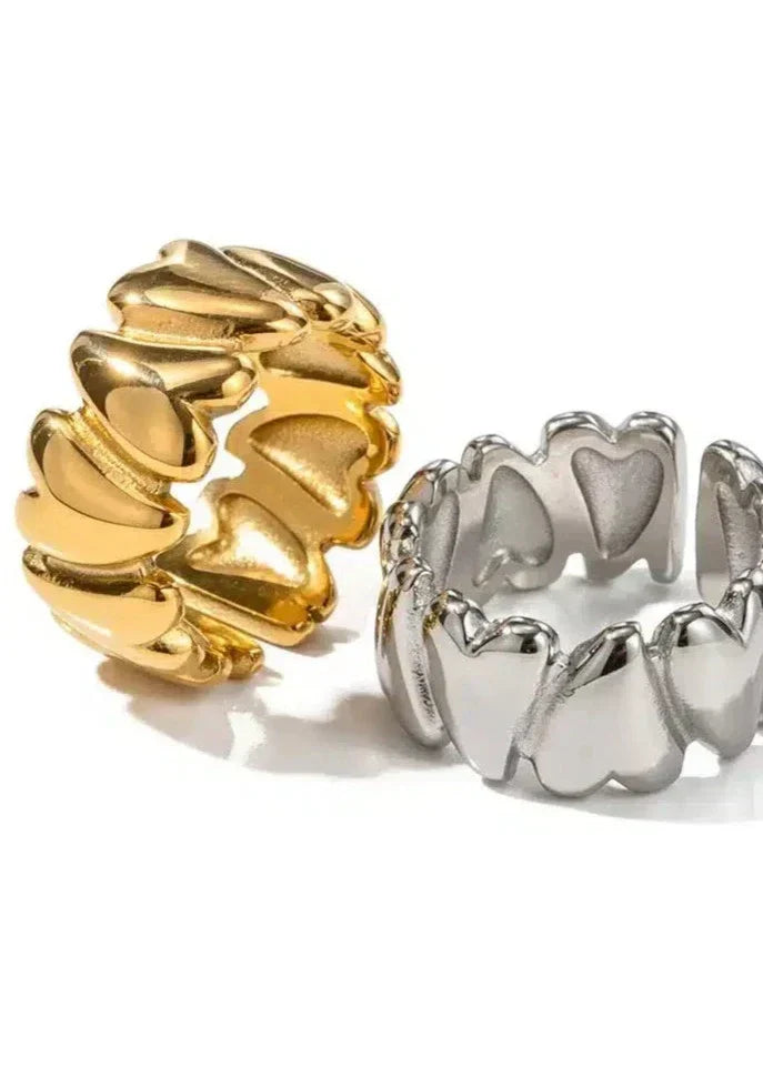 Wickelring mit Herzform und elegantem Design Für Frauen